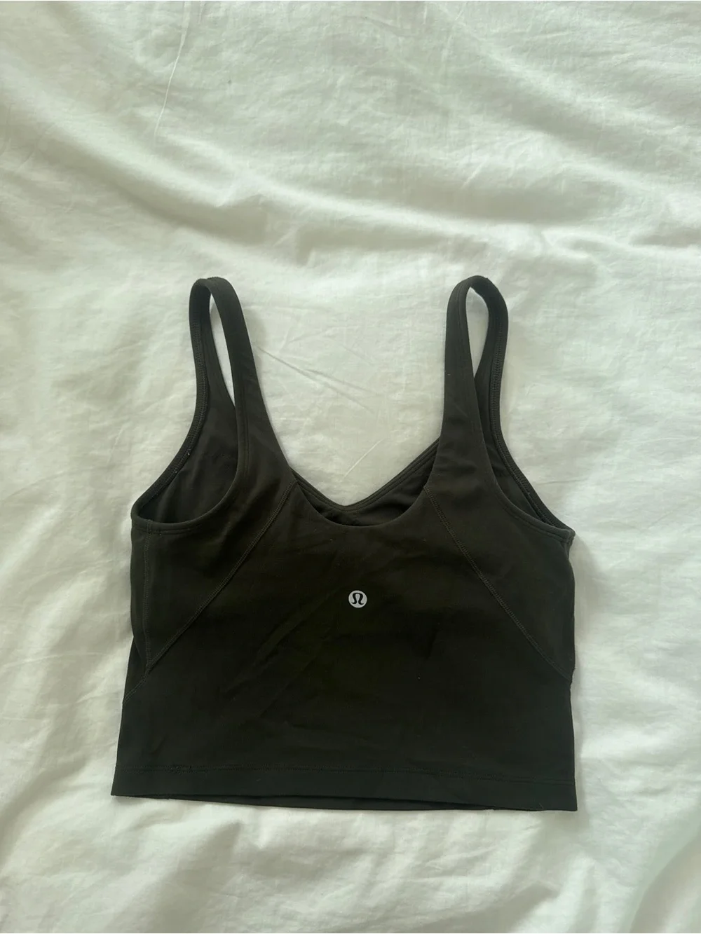 lululemon athletica Black V‑Neck Tank Top
